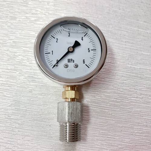 高压自来水打压表 压力6mpa 60公斤 直径68mm 螺纹四分 G1/2 径向