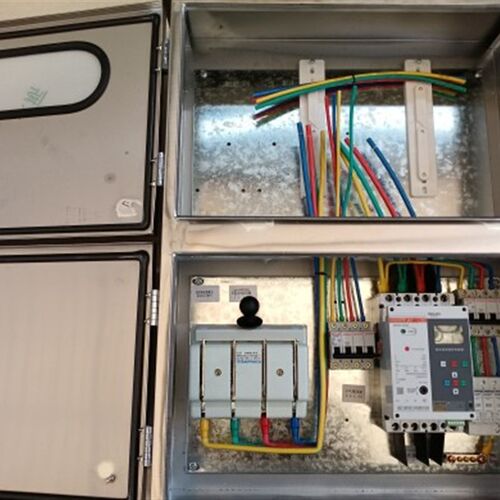 自发自用余电上网并网箱加厚箱体50kw光伏并网箱加厚不锈钢配电箱