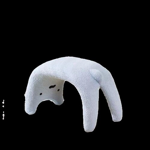 网红创意猫咪羊羔绒座椅客厅卧室装饰凳入户家用玄关凳家居大摆件