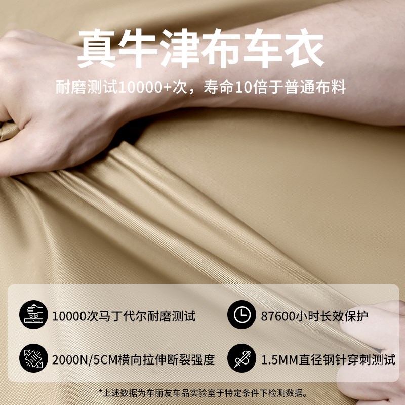 车丽友适用于奥迪A6L A4L Q5L Q3 Q2 A3汽车车衣加厚牛津布防雪