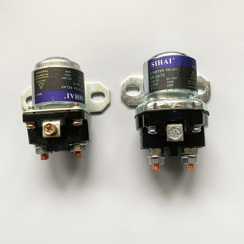 汽车减速马达起动继电器12V/24V/100A大功率马达启动继电器图片