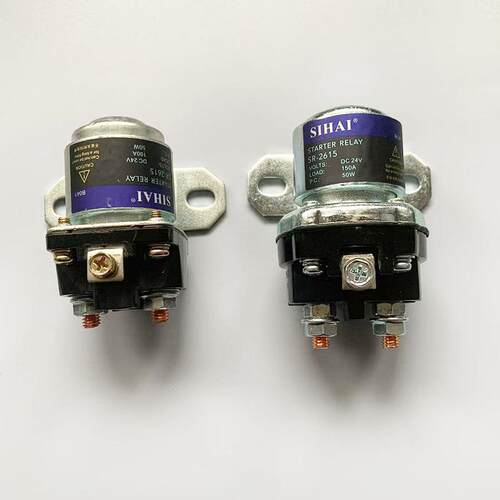 汽车减速马达起动继电器12V/24V/100A大功率马达启动继电器