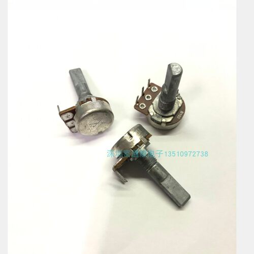 台湾艾华ALPHA 16型单联B10K 电位计 调速音量 3脚内弯脚 20-25轴