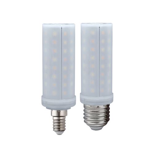 超亮LED灯泡e27e14大小螺口12W/18W家用吊灯三色变光无影玉米灯泡
