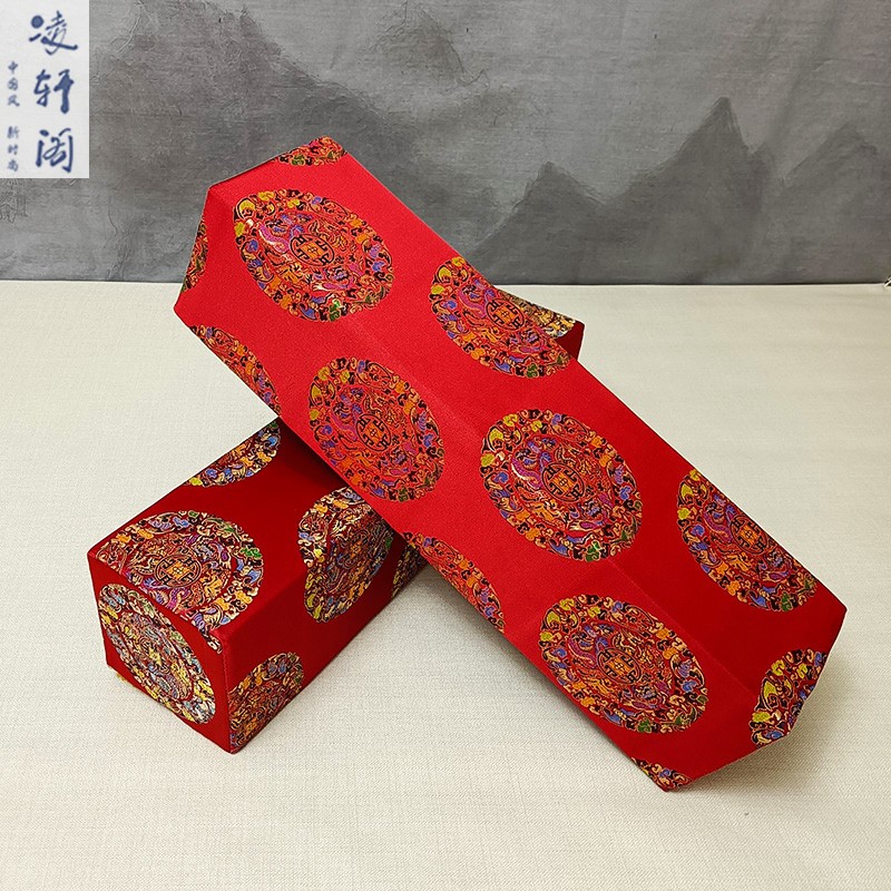 中式红木沙发扶手枕罗汉床靠垫方C形长条枕实木家居靠枕加厚海绵