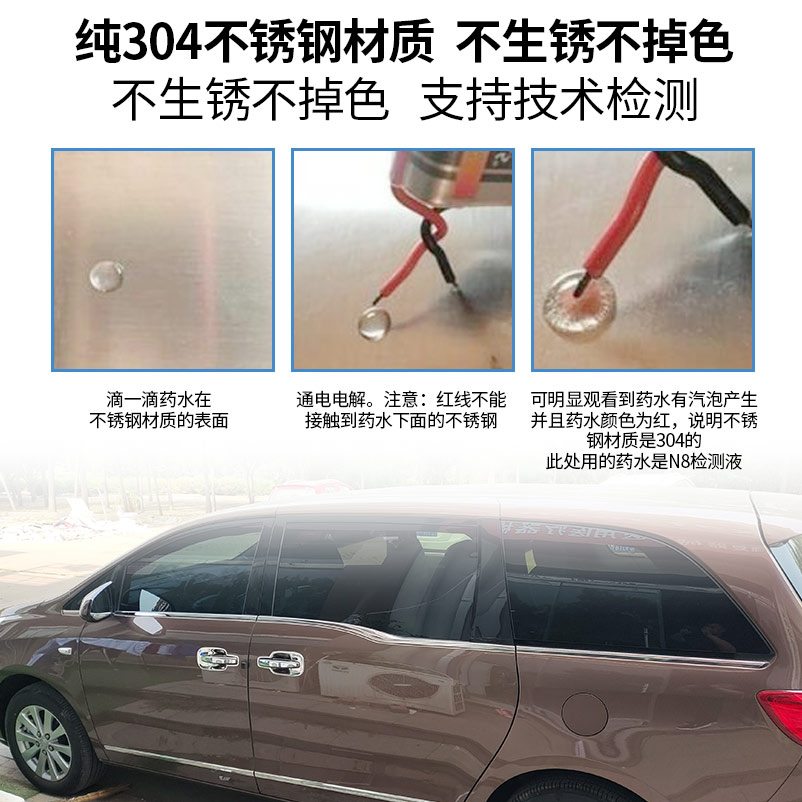 11-22c款GL8陆上公务舱652T门碗拉手25S胖头鱼车油箱盖不锈钢改装