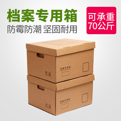 10个一体式档案箱会计凭证财务收纳箱文件w收纳盒特大号资料票据