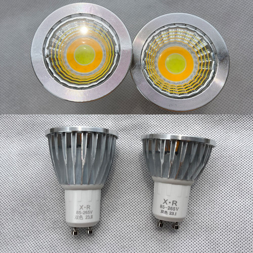 gu10 led灯泡三色变光双色无频闪宽电压110v220v家用射灯无主灯光