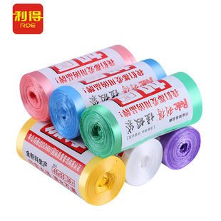 白色加厚垃圾袋家用一次性点断式塑料袋透明平口大号垃圾桶袋卷装