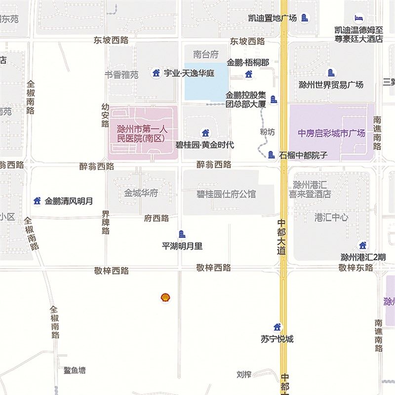 2024新款滁州市地图贴图办公室挂图高清防水墙壁贴超大装饰画定制