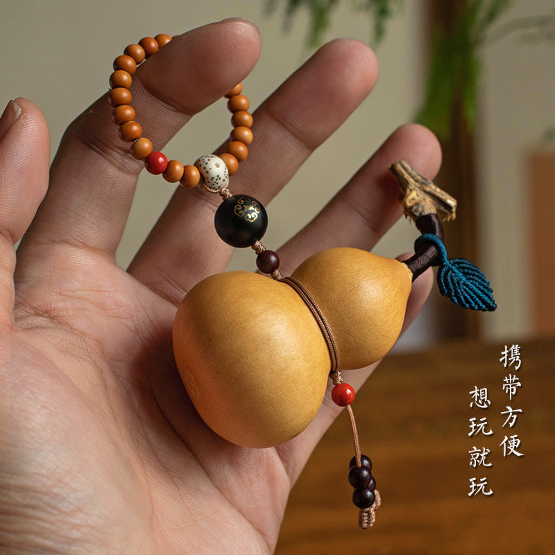 大善堂天然手捻手把件葫芦男士女本命像盘玩把玩随身便携送礼摆件