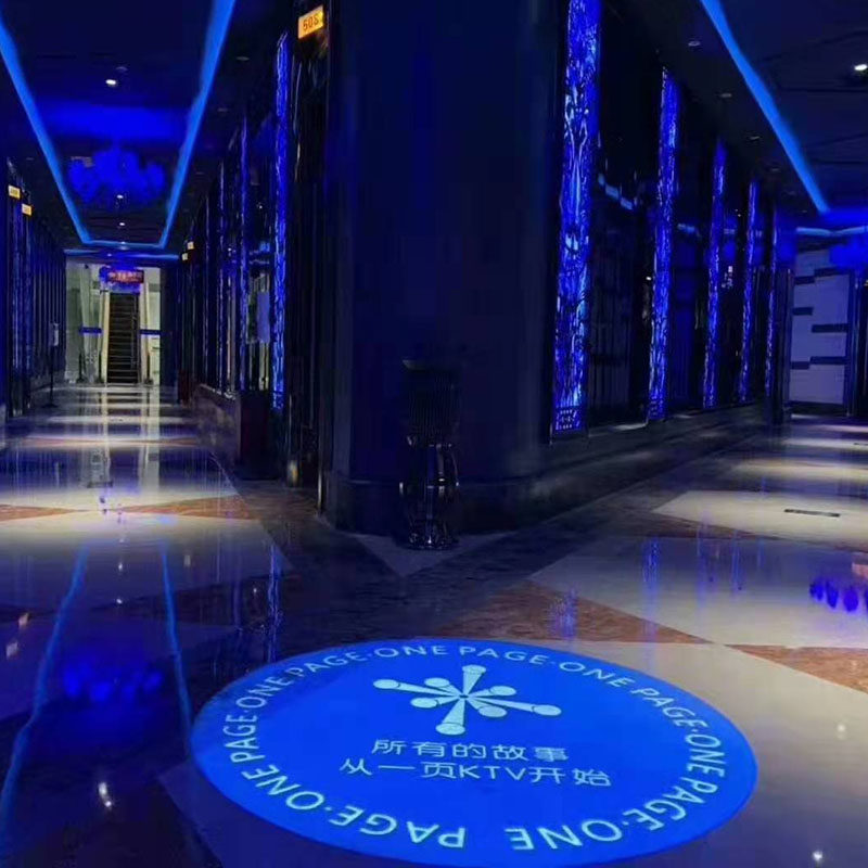 投影灯logo门头地面旋转文字图案店铺商招牌高清LED防水广告射灯