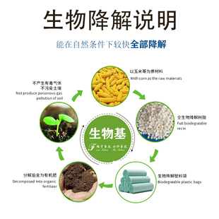 60L可全降解环保超大号垃圾袋酒店物业环卫商用加厚60x80工厂定制