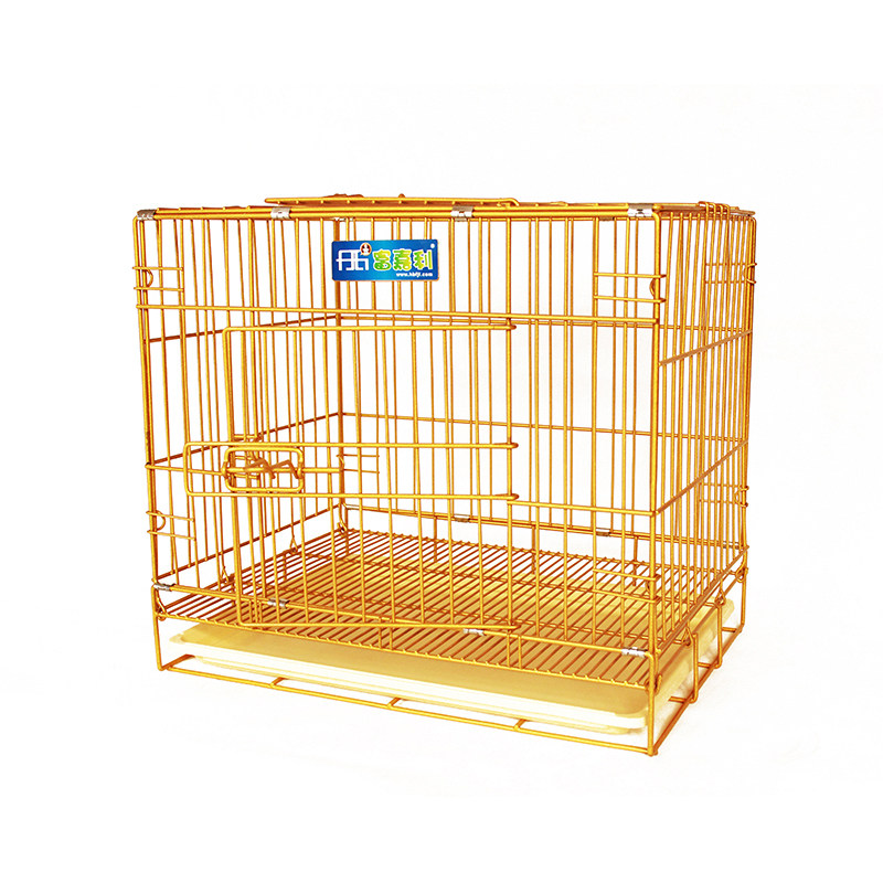 富嘉利 折叠笼 宠物笼具 泰迪比熊贵宾笼小中大型犬用品 狗笼包邮