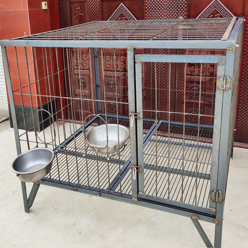 狗笼子大型犬加粗加厚德牧马犬耐咬实心钢筋狗场狗笼大型定做包邮