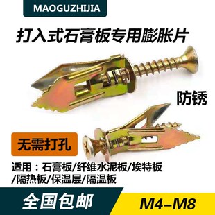 打入式石膏板膨胀螺丝纤维水泥板膨胀保温N板埃特板膨胀管膨胀钉
