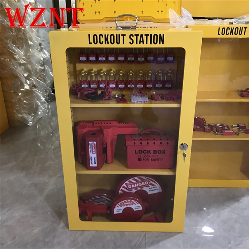 工作站一体壁挂式透明带盖金属锁具站展示柜管理箱NT-K04DP
