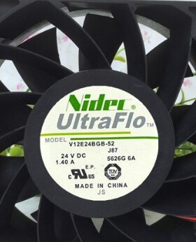 全新风扇V12E24BGB5-52 DC24V 1.40A日本NIDEC 变频器风扇