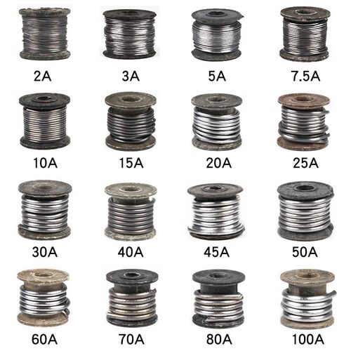 纯软铅丝2A3A5A10A15A到100A铅丝电解铅丝电熔铅丝家用保险铅丝