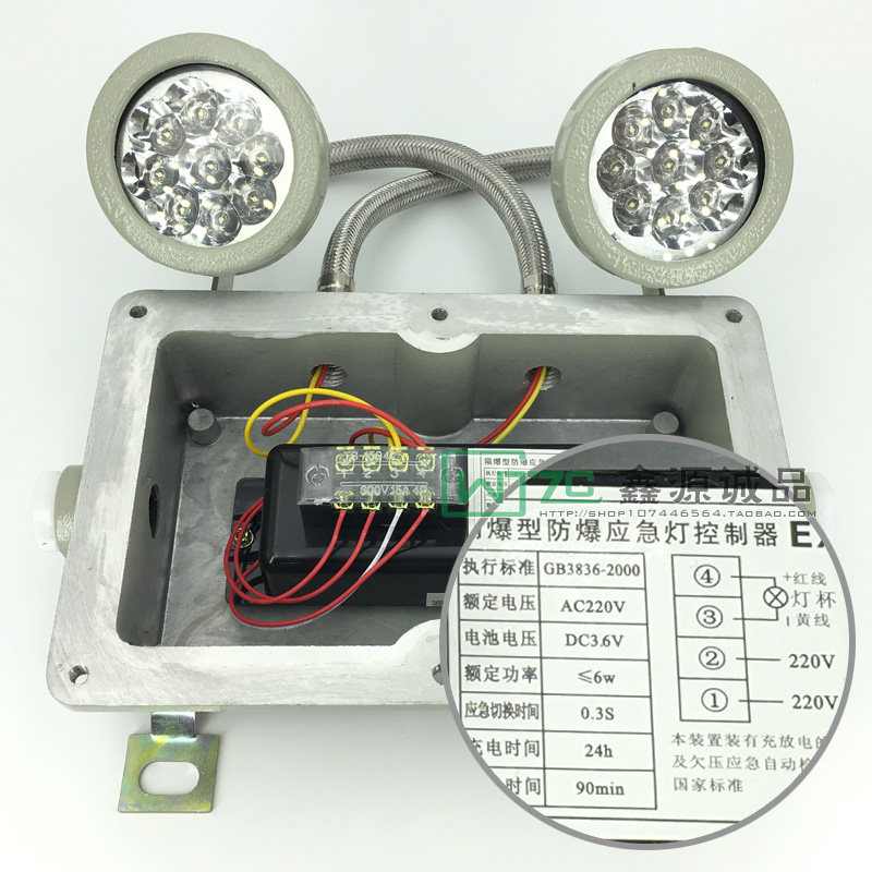 LED防爆双头应急灯 照明应急灯 BCJ-2*10 消防应急灯 BCJ51 20W