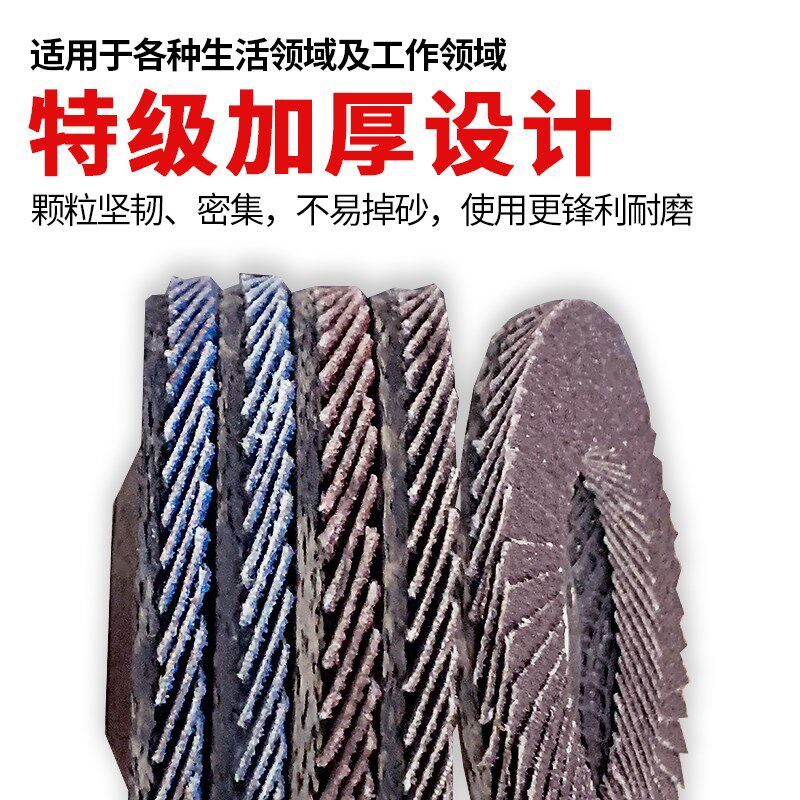 2寸气动百叶片气动打磨机打磨轮气动迷你百叶片50mm抛光轮打磨片 - 实物图