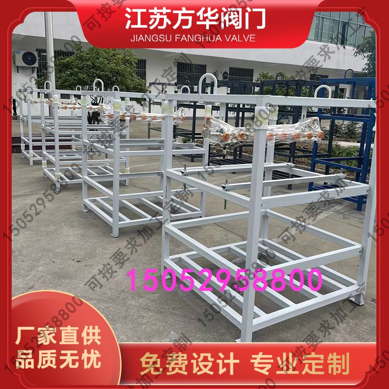 16 20瓶组立式乙炔气瓶集装格钢瓶架子散装格散瓶框304软管汇流排