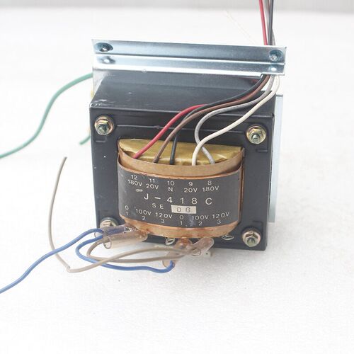 进口J-418C前级电源牛变压器200V240V 6.1V500V180V20V N 20V180V