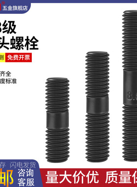 双头螺栓8.8级高强度螺丝对穿丝杆M8M10M12M14M16M18M20M22M24M30