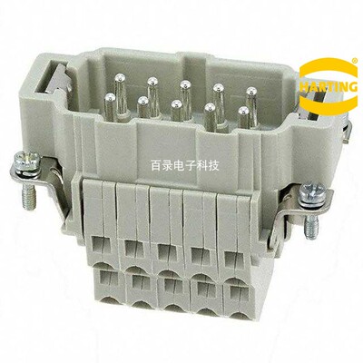 09330102672原装德国哈丁 HARTING HAN 10 ESS-M 10针10芯公针