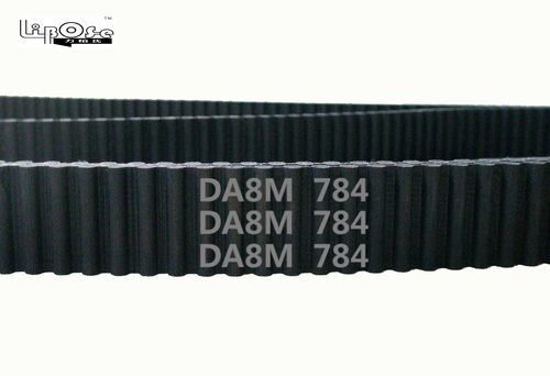 定制 HTD 双面齿 DA8M 784 98齿 橡胶 同步带 圆弧齿 传动带 皮带
