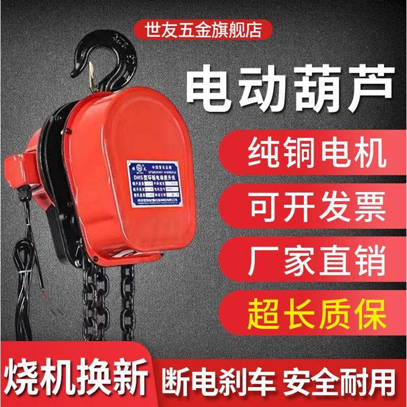 德国进口环链电动葫芦220v1吨2吨3吨5吨链条电动吊葫芦倒链380v起