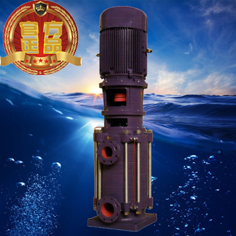 广东开平水泵100D16X7立式多级泵管道泵4寸增压泵大流量铸铁电动