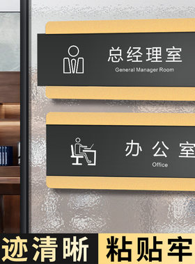 高档可更换科室牌公司总经理办公室门牌亚克力标牌学校医院部门标
