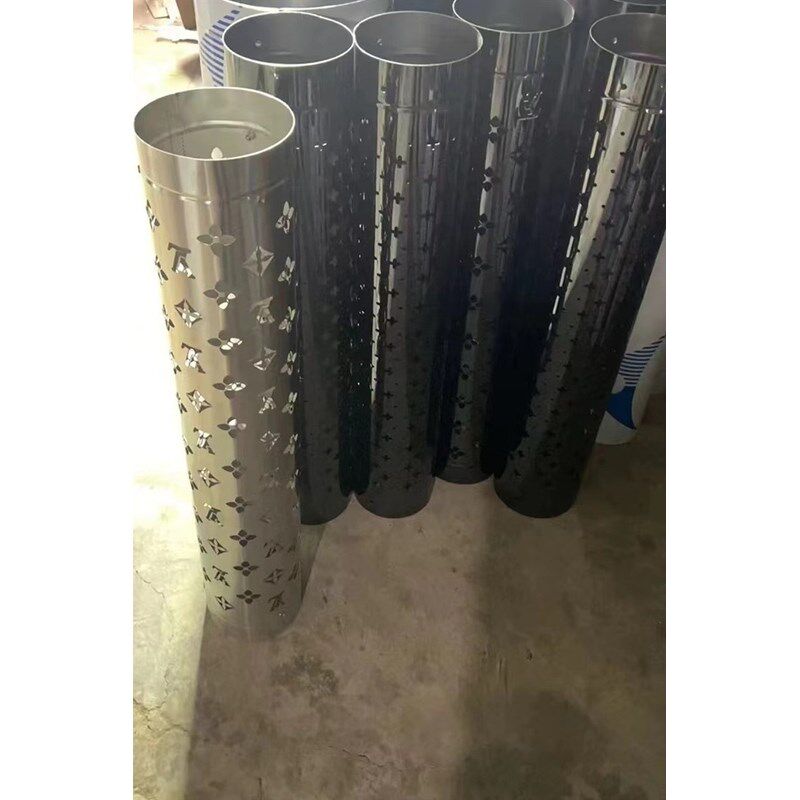 不锈钢防烫网家用烤火取暖炉排烟管隔热网罩壁炉烟囱烟筒管防护网