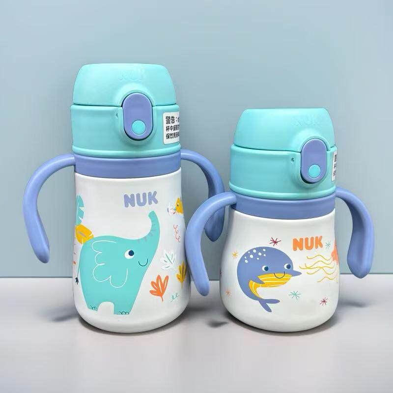 NUK不锈钢儿童保温杯水杯壶宝宝婴幼儿直饮吸管外出水壶6个月以上