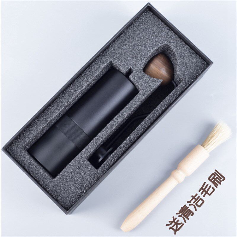 Y1鬼刀双轴承手摇磨豆机钛金不锈钢磨刀全合金机身手冲咖啡研磨器