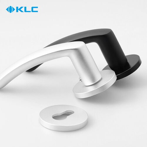 KLC门锁室内卧室静音房门锁黑色卫生间实木门把手家用通用型锁具