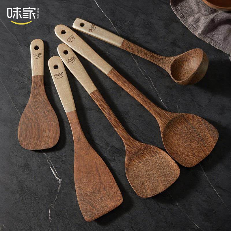 味家鸡翅木锅铲子木质木铲汤勺不粘锅专用耐高温家用炒菜木头铲子