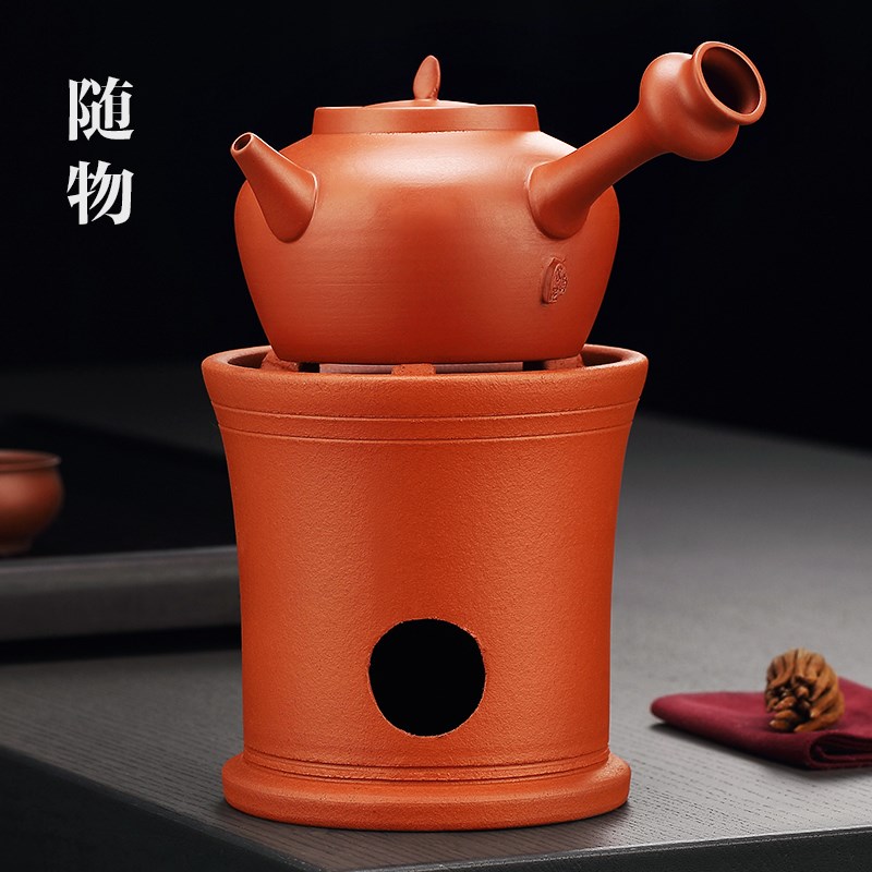陶壶烧水壶大容量泡茶电陶炉砂铫橄榄炭专用烧碳围炉煮茶壶炭火炉