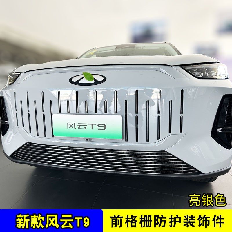 2024款奇瑞风云T9中网外观防虫网 前脸专用改装饰条配件汽车用品