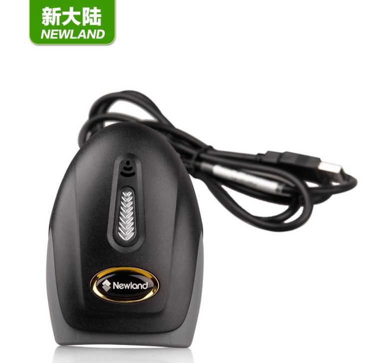 新大陆OY10一维有线红光扫描枪手机支付屏幕扫码枪服装快递扫描器