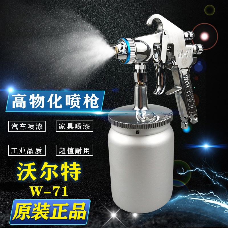W-71喷漆枪德国沃尔特W-101汽车面漆喷枪W77家具喷枪壶配件包邮