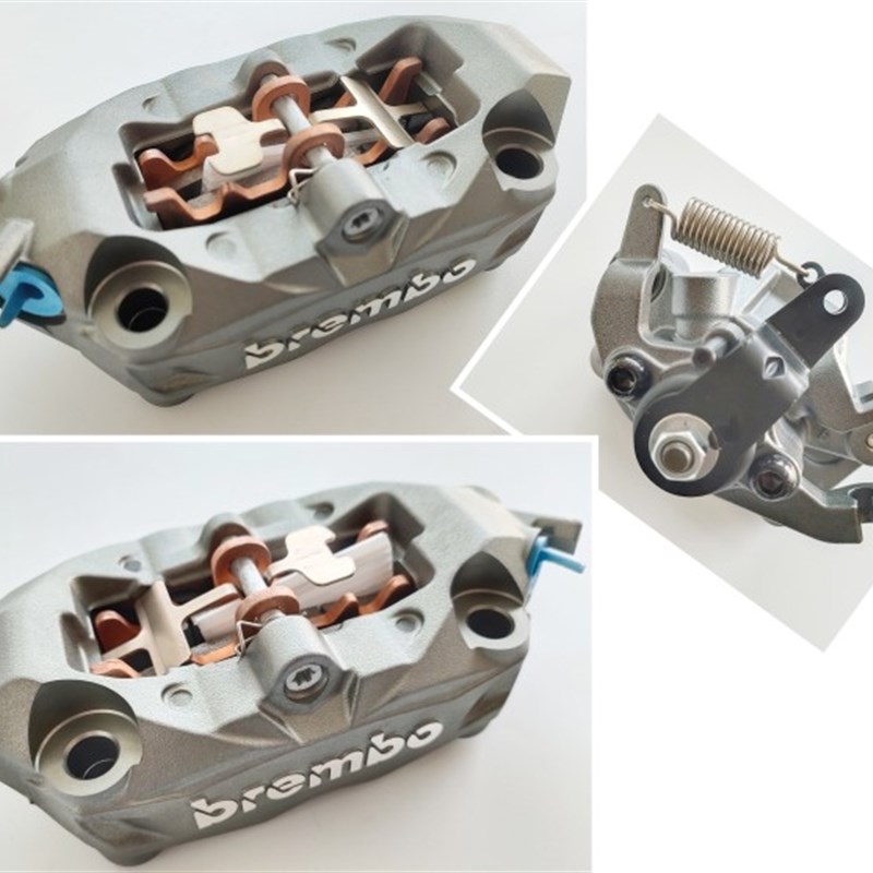 光阳原厂AK550 CK600T-10卡钳 刹车泵下泵 brembo卡钳插销弹簧垫