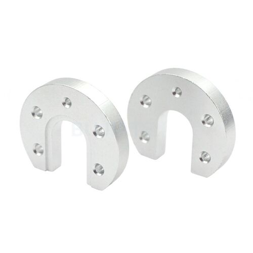 3D 打印机配件Reprap Kossel E3D V5/V6热端圆形固定铝板喷砂氧化