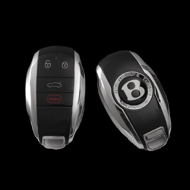适用于新款宾利添越欧陆飞驰车钥匙替换外壳子机宾利折叠升级新款