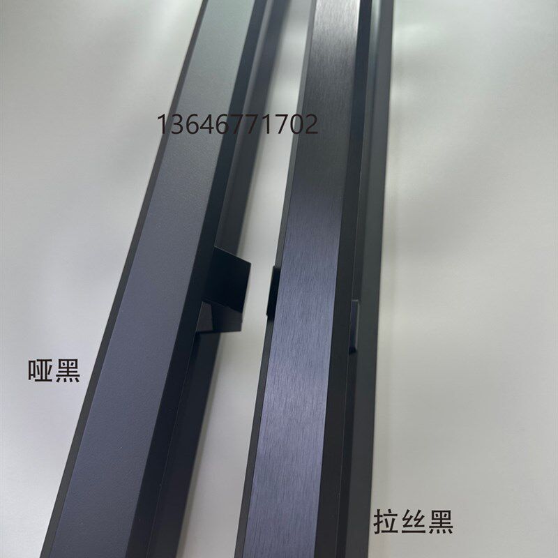 有框玻璃门把手加厚铝合金大门拉手推拉门木门包厢门有加长螺丝配