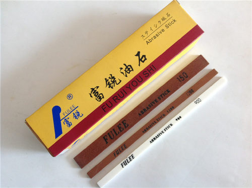 精品富锐油石 抛光打磨条 富锐砥石3*6*150  120#~1200#红色/白色