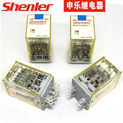 申乐RKE2C00 RKE2CO024LT RKF2 RKF4CO730LT 24LTD 4L继电器DC12V