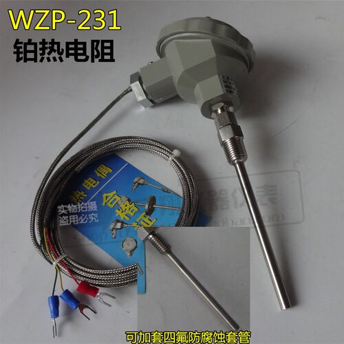 WZP热电偶 WZP-231 铂热电阻 测温器 分度号PT100 带屏蔽线感温线