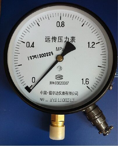 雷尔达YTZ-150远传压力表0-1.6MPA全规格 带航空插电阻远传压力表